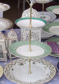 Vintage cake stands